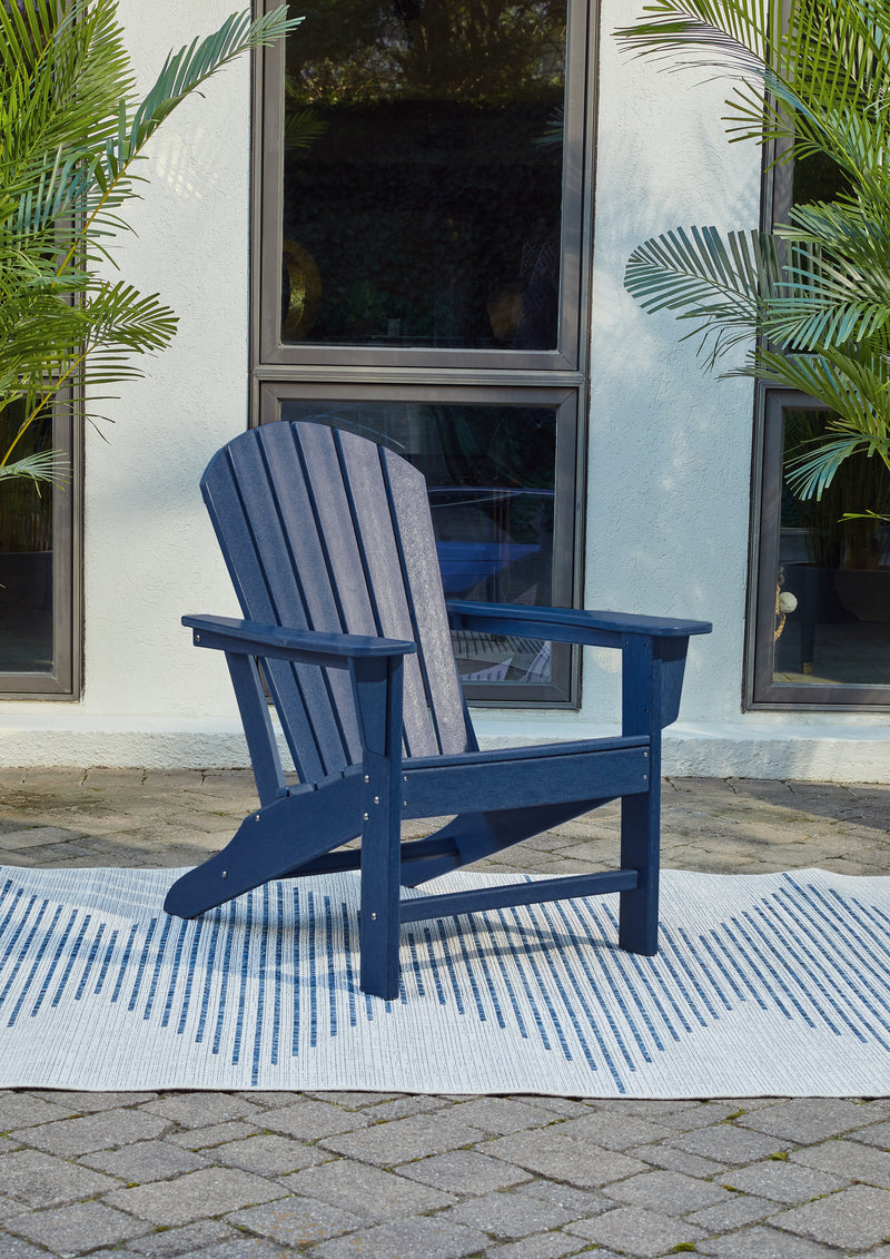 Tampa Furniture Outlet Lutz - Ashley Furniture - Sundown Treasure Outdoor - Adirondack Chair / Blue - P009-898