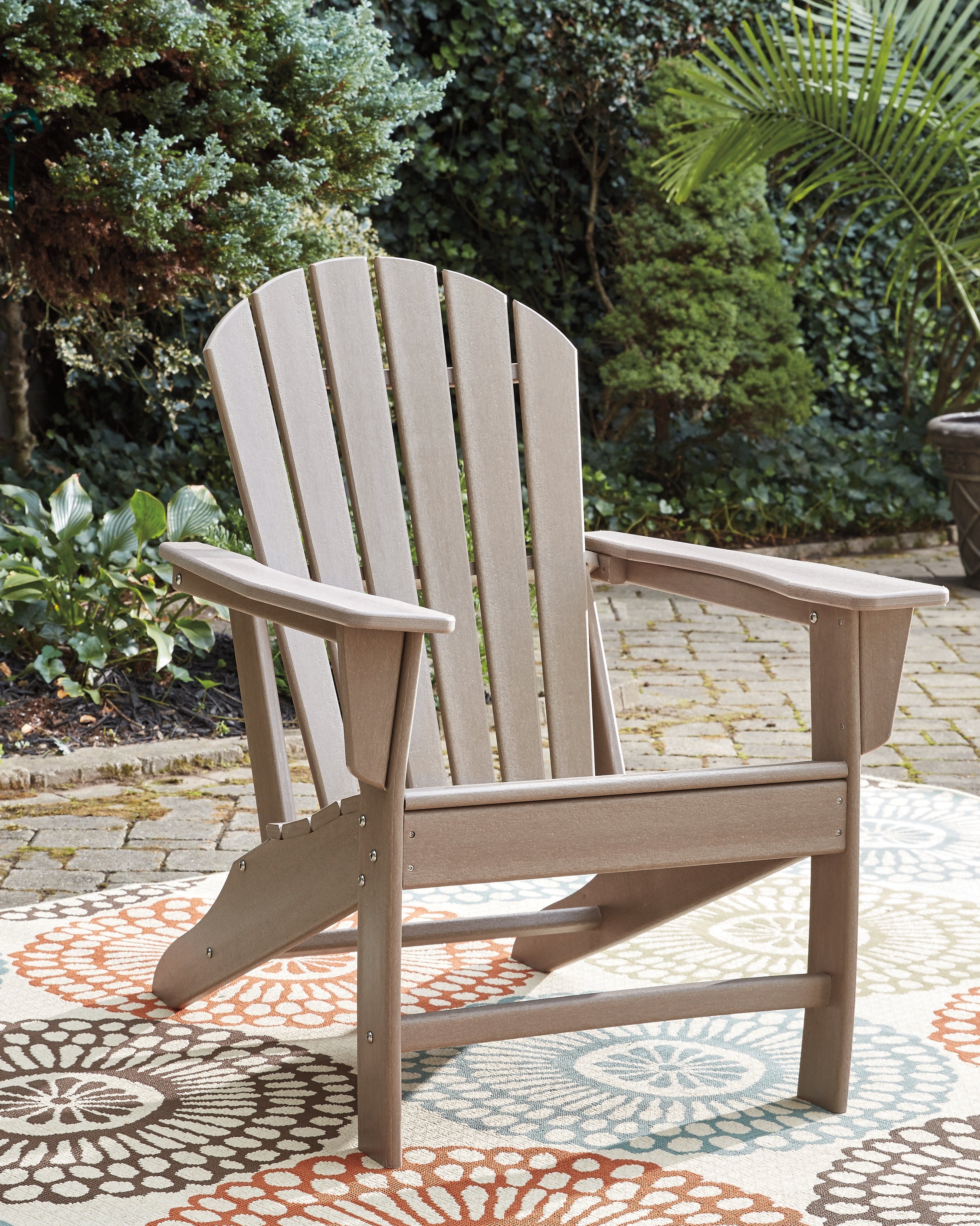 Tampa Furniture Outlet Lutz - Ashley Furniture - Sundown Treasure Outdoor - Adirondack Chair / Driftwood - P014-898