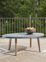 Tampa Furniture Outlet Lutz - Ashley Furniture - Harmony Headlands Outdoor - Oval Cocktail Table - PCP428-701