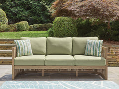 Tampa Furniture Outlet Lutz - Ashley Furniture - Serena Shores Outdoor - Sofa with Cushion - PCP604-838
