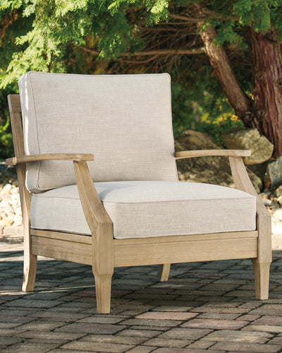 Tampa Furniture Outlet Lutz - Ashley Furniture - Clare View Outdoor - Lounge Chair w/Cushion (1/CN) / Beige - P801-820