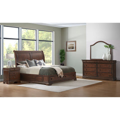 Phillipe Dresser & Mirror Set in Cherry