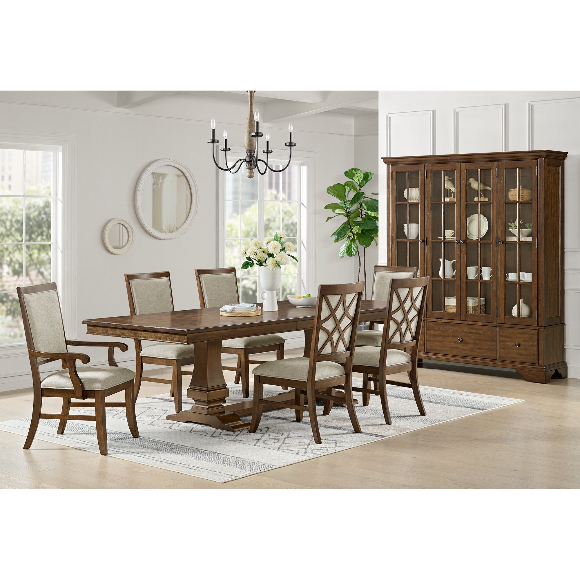 Phillipe Complete Curio in Cherry – SKU D-5210-5-CRC | Elements
