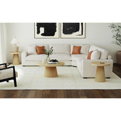 Portland Round Coffee Table in Natural