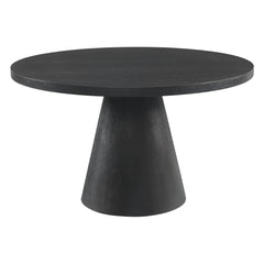 Portland Round Dining Table in Black