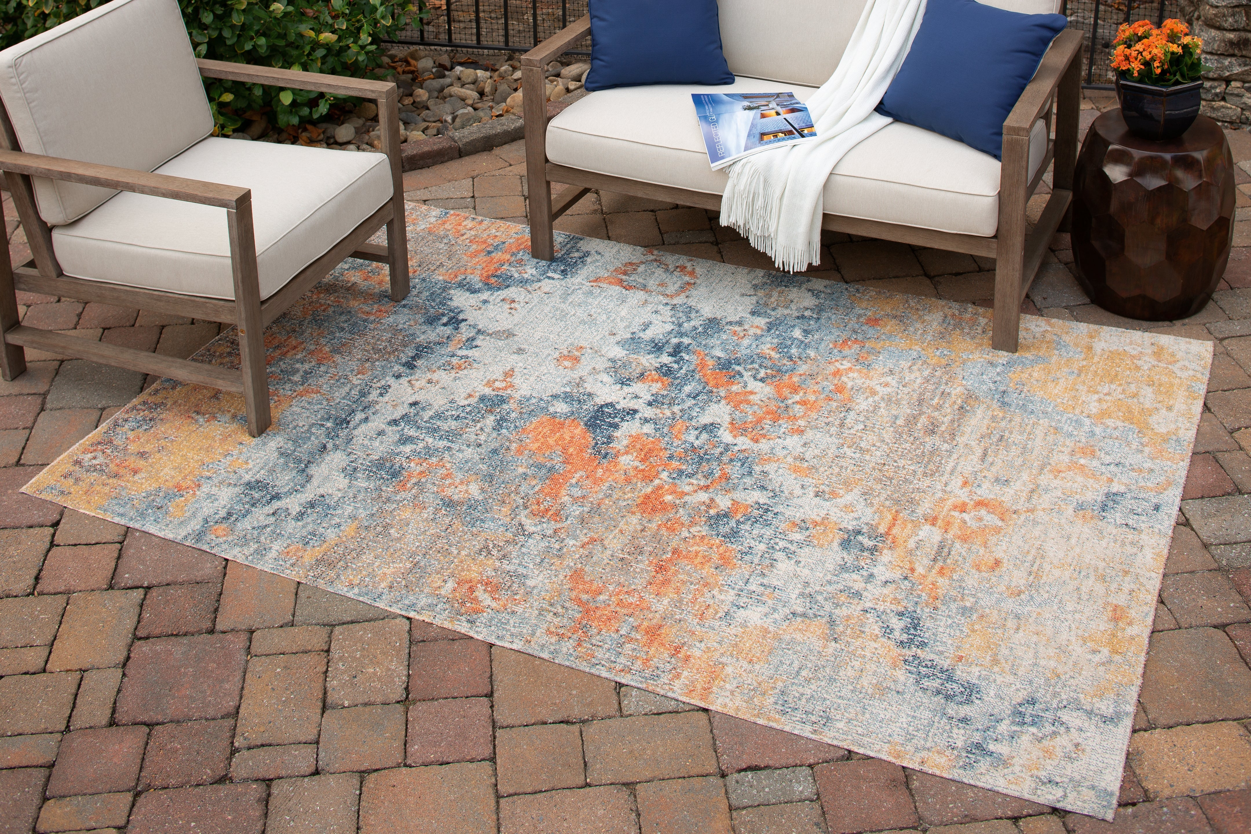 Tampa Furniture Outlet Lutz - Ashley Furniture - Wraylen Rug - 7'10" x 10' Rug / Multi - R405051