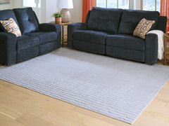 Tampa Furniture Outlet Lutz - Ashley Furniture - Worthley Rug - Washable 8' x 10' Area Rug / Gray - R407451