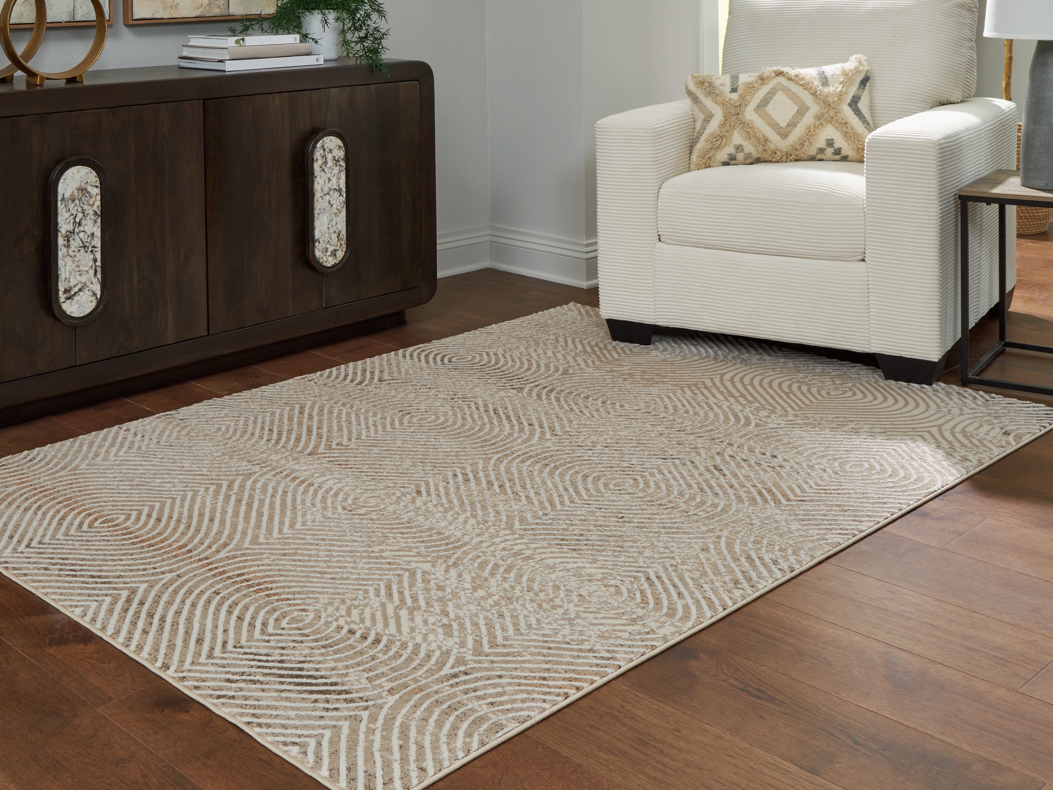 Tampa Furniture Outlet Lutz - Ashley Furniture - Bachus Rug - 5'3" x 7' Area Rug / Multi - R407752