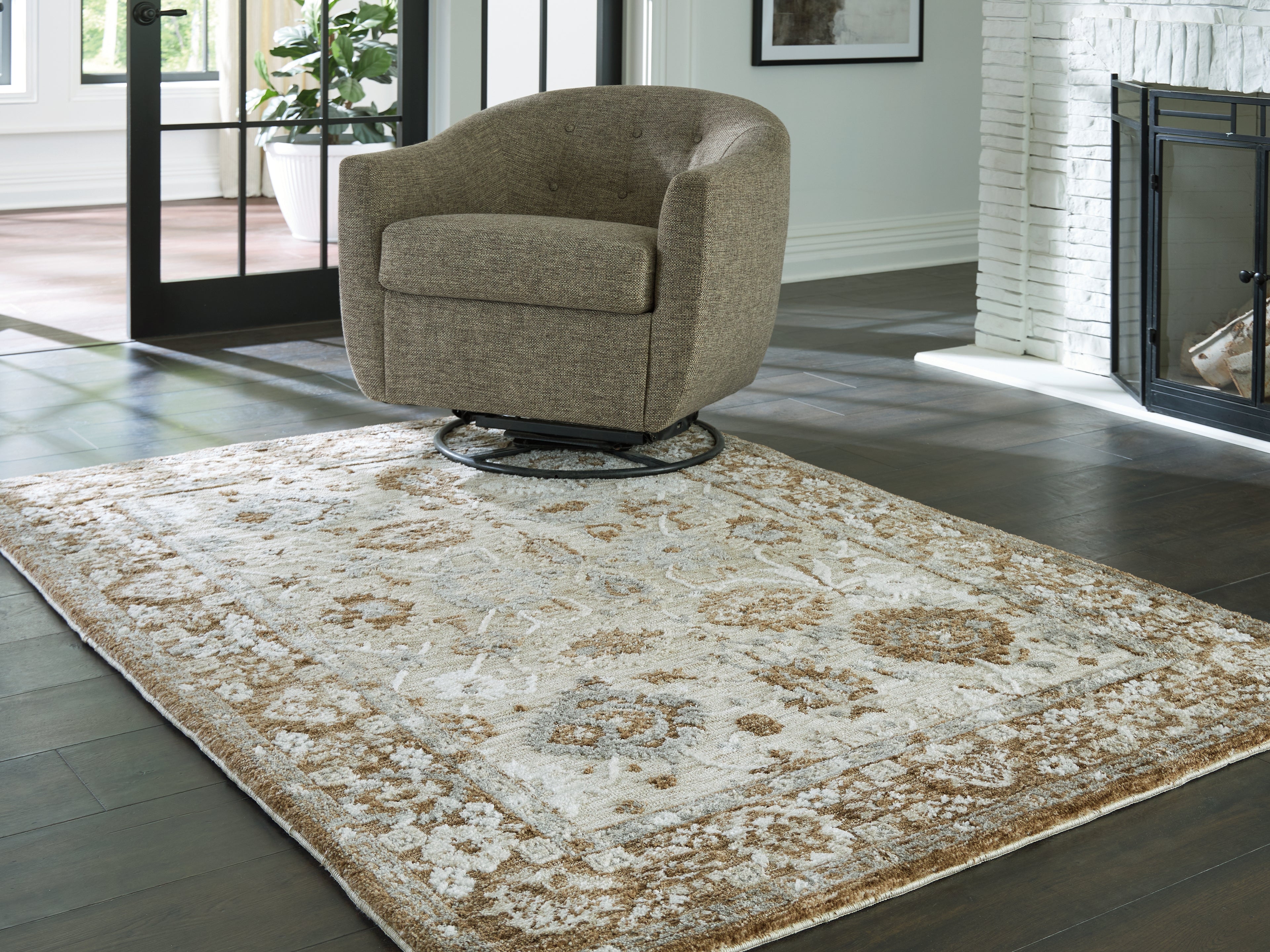 Tampa Furniture Outlet Lutz - Ashley Furniture - Ainswick Rug - Memory Foam Medium Rug - R407882