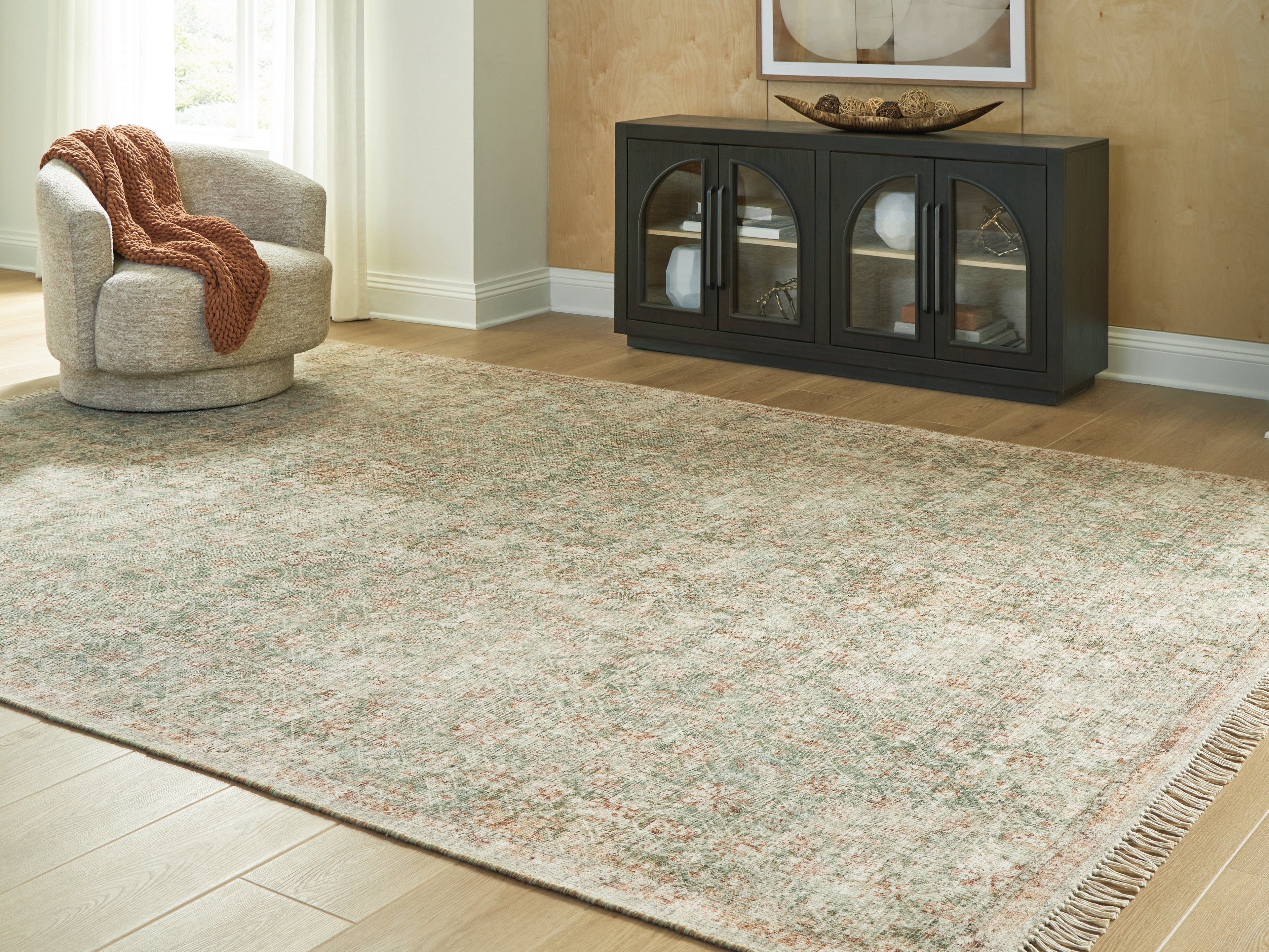 Tampa Furniture Outlet Lutz - Ashley Furniture - Rossbury Rug - Extra Large Rug / Multi - R407960