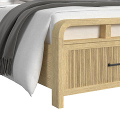 Ridgemont Queen Storage Bed in Natural