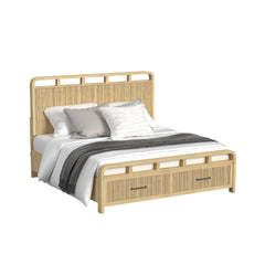 Ridgemont King Storage Bed in Natural