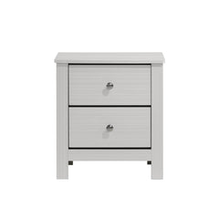 Sami Youth 2-Drawer Nightstand in White