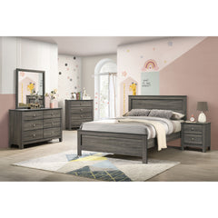 Sami Youth Dresser and Mirror Set in Grey
