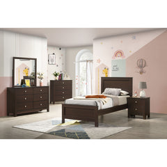 Sami Youth 4-Drawer Chest in Espresso