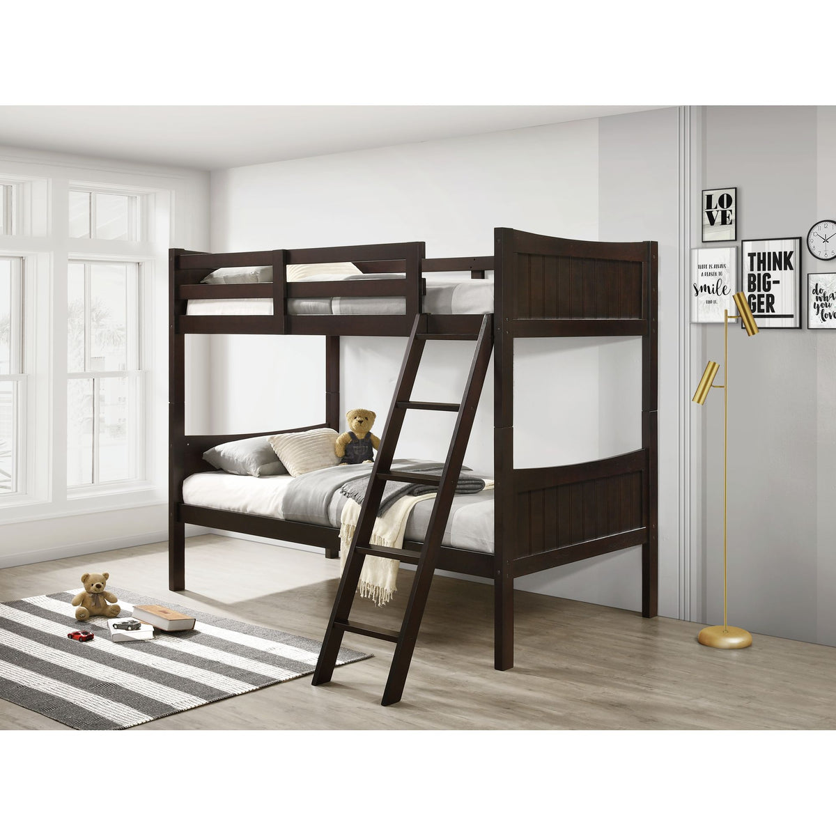 Sami Twin Over Twin Bunk Espresso – SKU SM500TTB | Elements