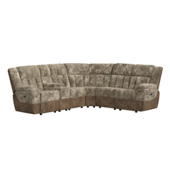 Santorini RHF Power Motion Recliner in Dillon/Shire Cappuccino