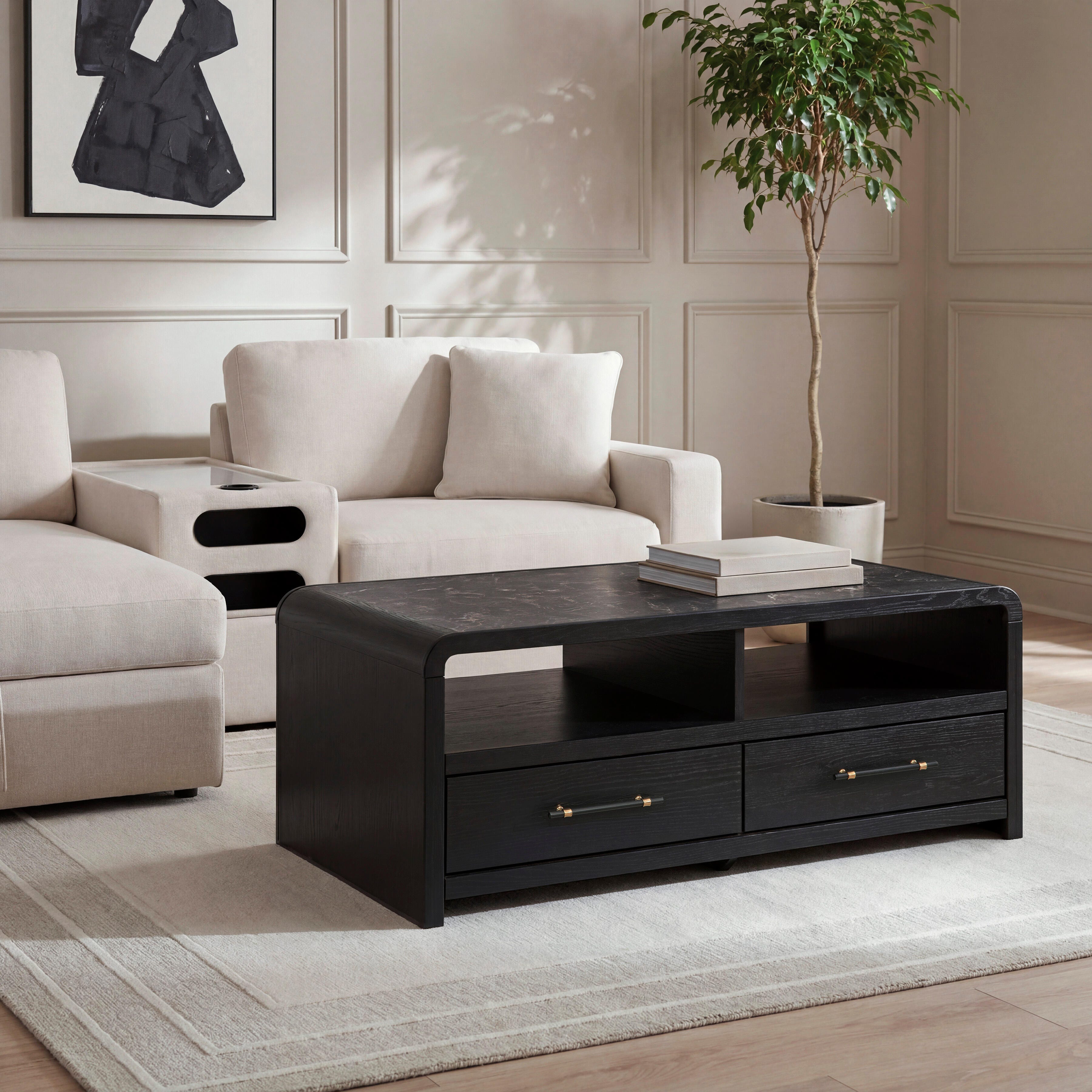 Tampa Furniture Outlet Lutz - Ashley Furniture - Clanden Coffee Table - Rectangular Cocktail Table - T1540-1