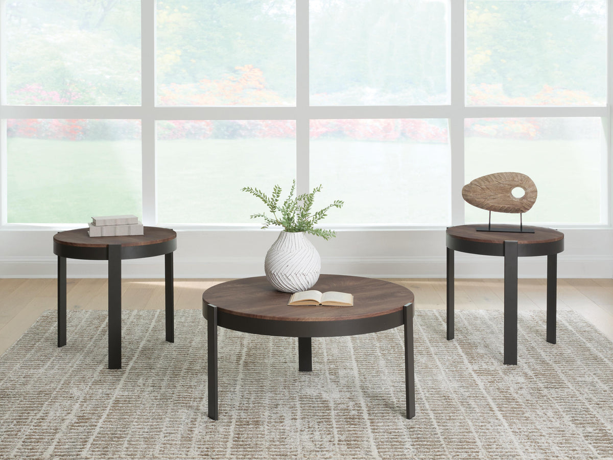 Tampa Furniture Outlet Lutz - Ashley Furniture - Horizon Hills Table (Set of 3) - Occasional Table Set (3/CN) - T186-13