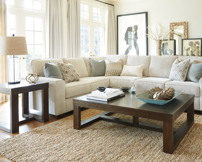 Tampa Furniture Outlet Lutz - Ashley Furniture - Watson Coffee Table - Rectangular Cocktail Table / Dark Brown - T481-1
