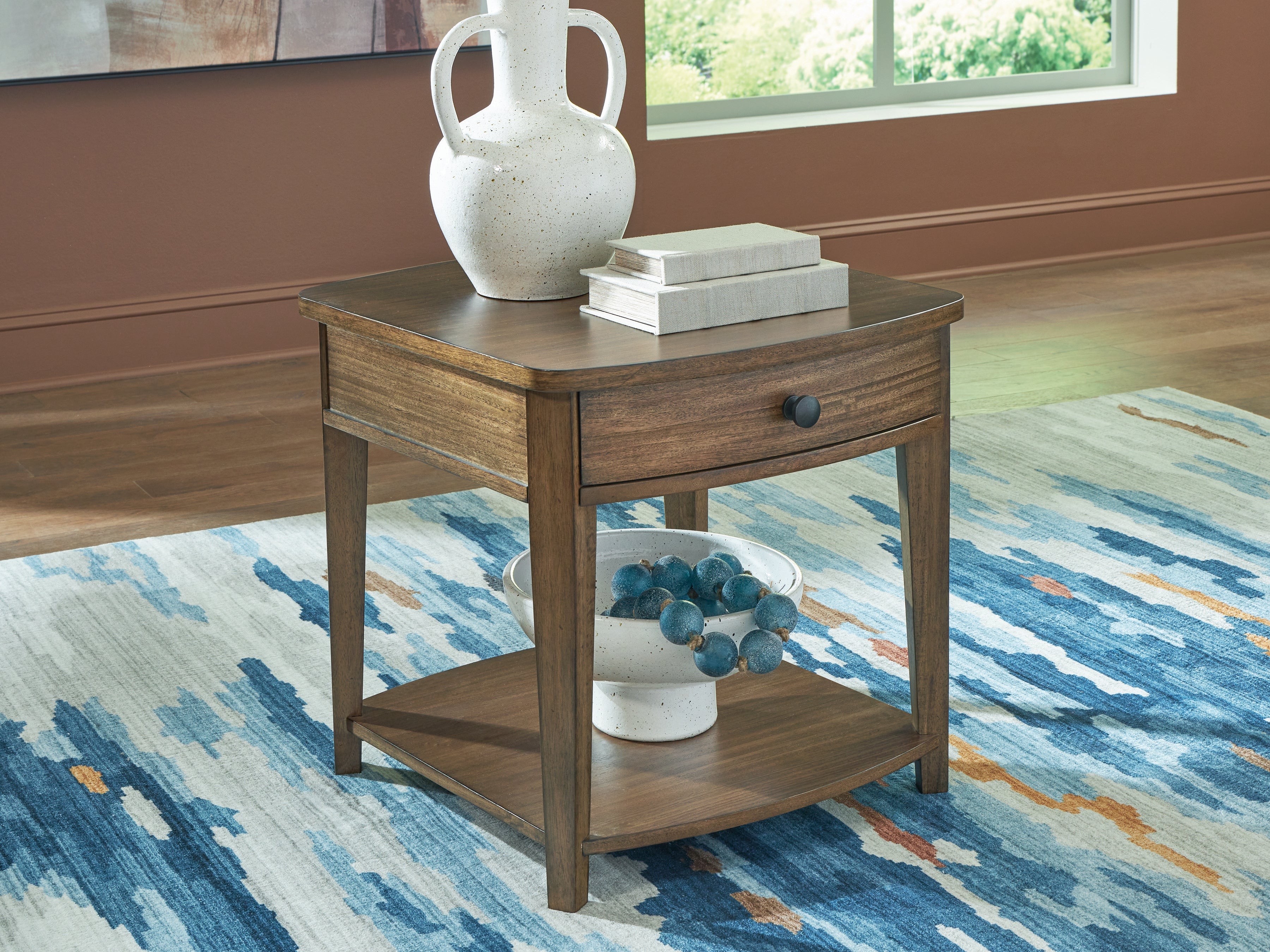 Tampa Furniture Outlet Lutz - Ashley Furniture - Burkbyer End Table - Rectangular End Table - T513-3