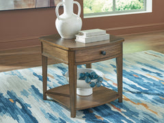 Tampa Furniture Outlet Lutz - Ashley Furniture - Burkbyer End Table - Rectangular End Table - T513-3