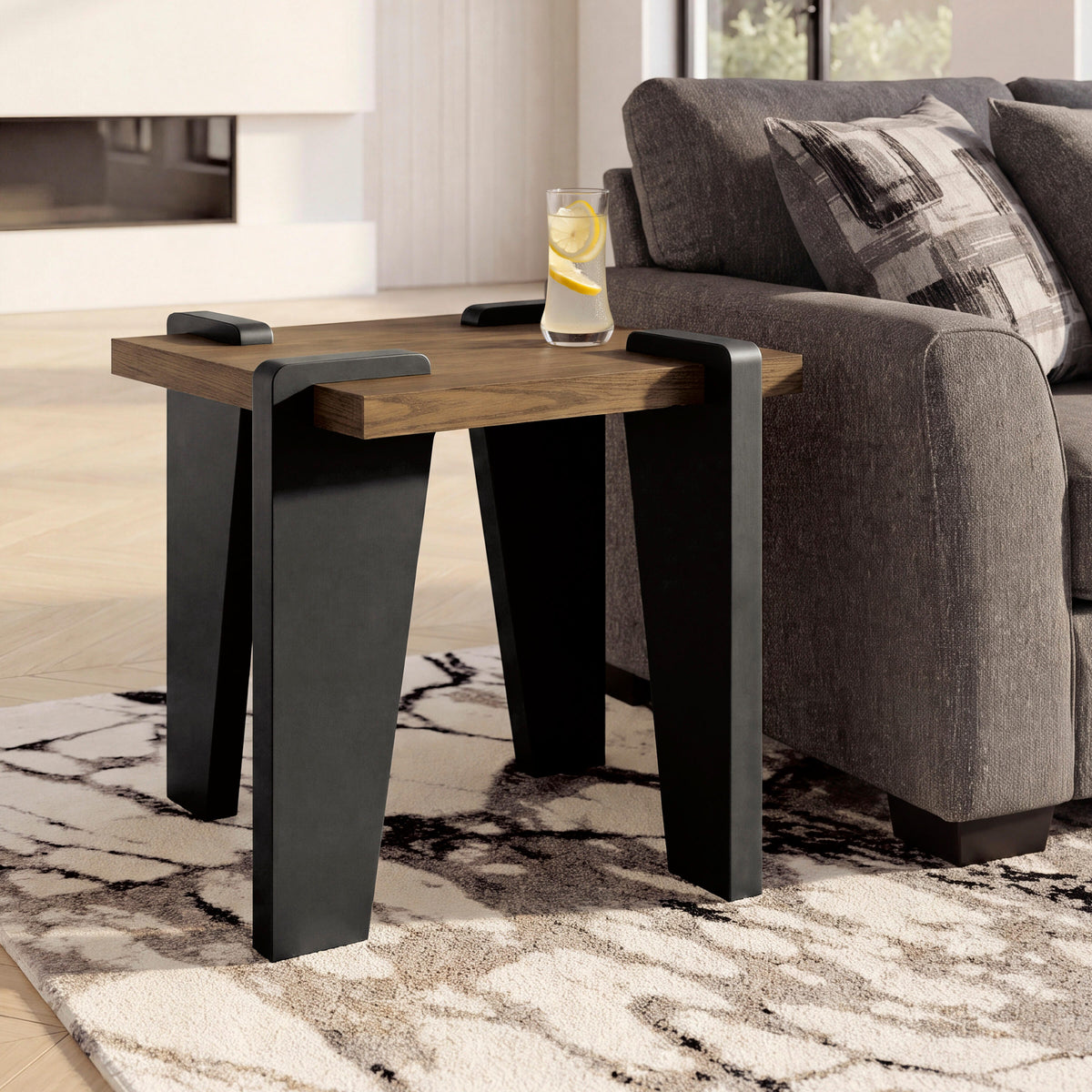 Tampa Furniture Outlet Lutz - Ashley Furniture - Weathermore End Table - Square End Table - T531-2