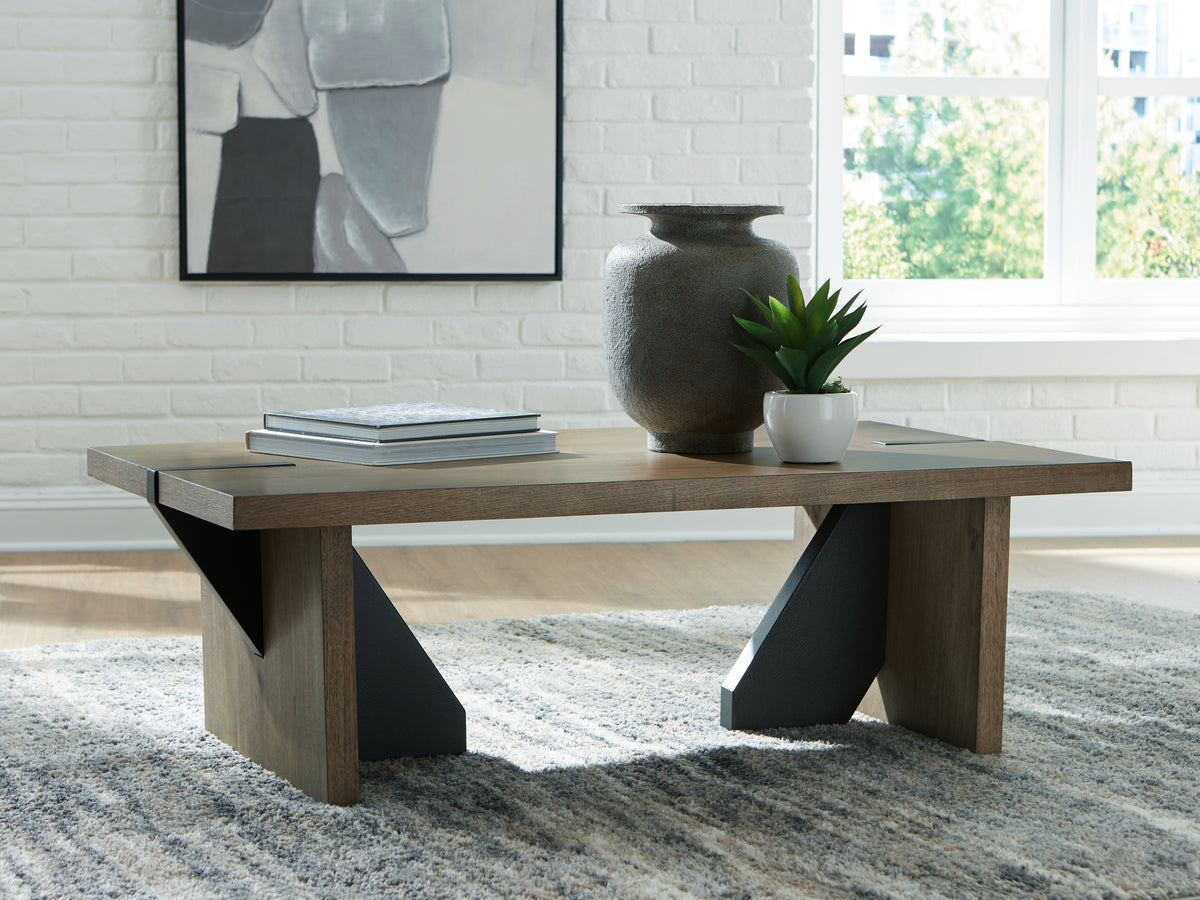Tampa Furniture Outlet Lutz - Ashley Furniture - Kandinew Coffee Table - Rectangular Cocktail Table - T554-1