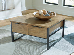 Tampa Furniture Outlet Lutz - Ashley Furniture - Montia Lift-Top Coffee Table - Lift Top Cocktail Table - T602-00
