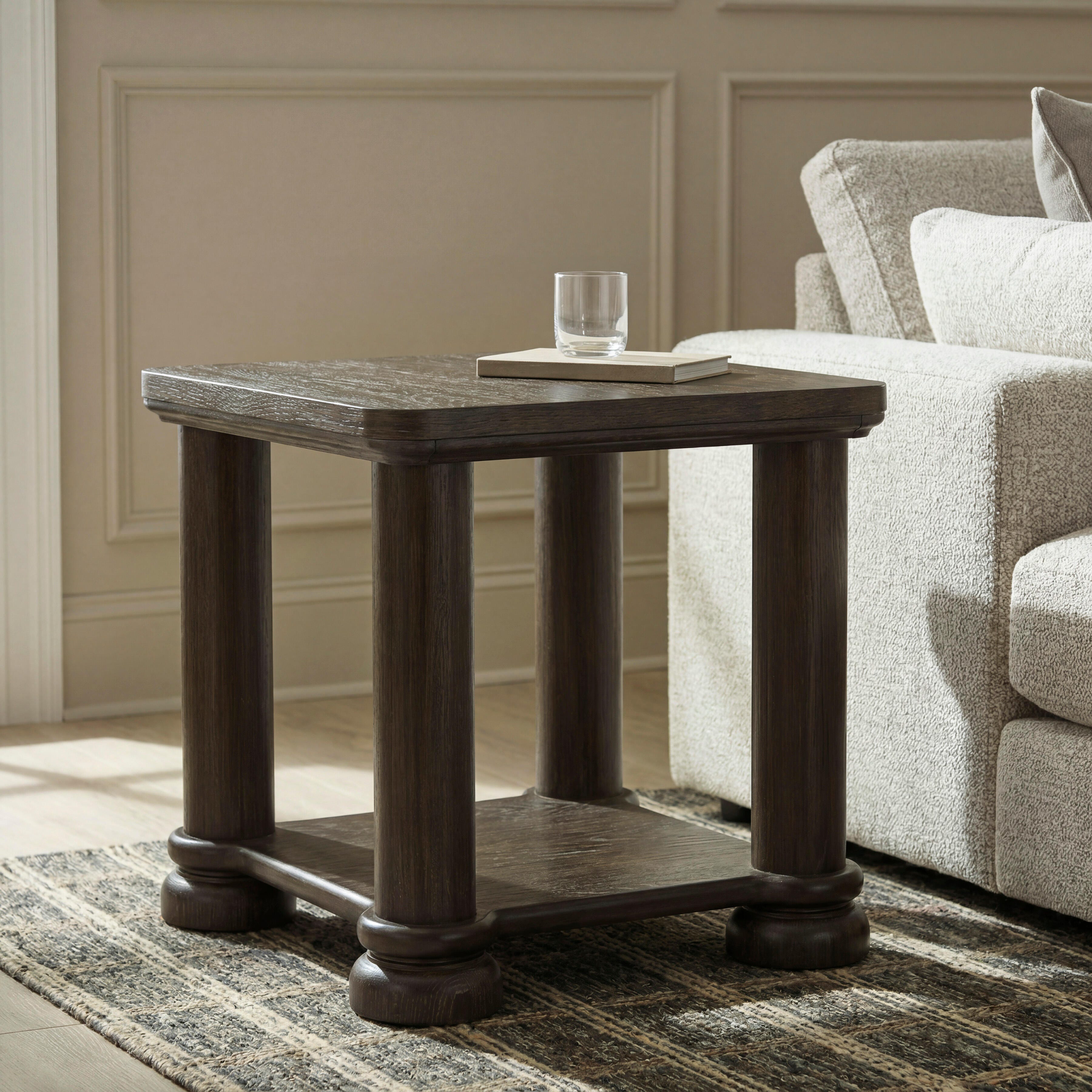 Tampa Furniture Outlet Lutz - Ashley Furniture - Bannette End Table - Square End Table - T605-2