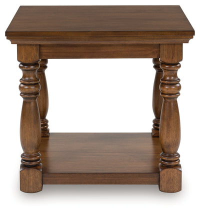 Tampa Furniture Outlet Lutz - Ashley Furniture - Sturlayne End Table - Rectangular End Table / Brown - T609-3