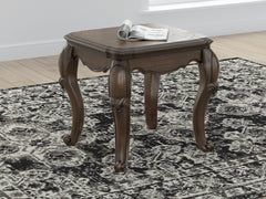 Tampa Furniture Outlet Lutz - Ashley Furniture - Maylee End Table - Rectangular End Table / Dark Brown - T617-3