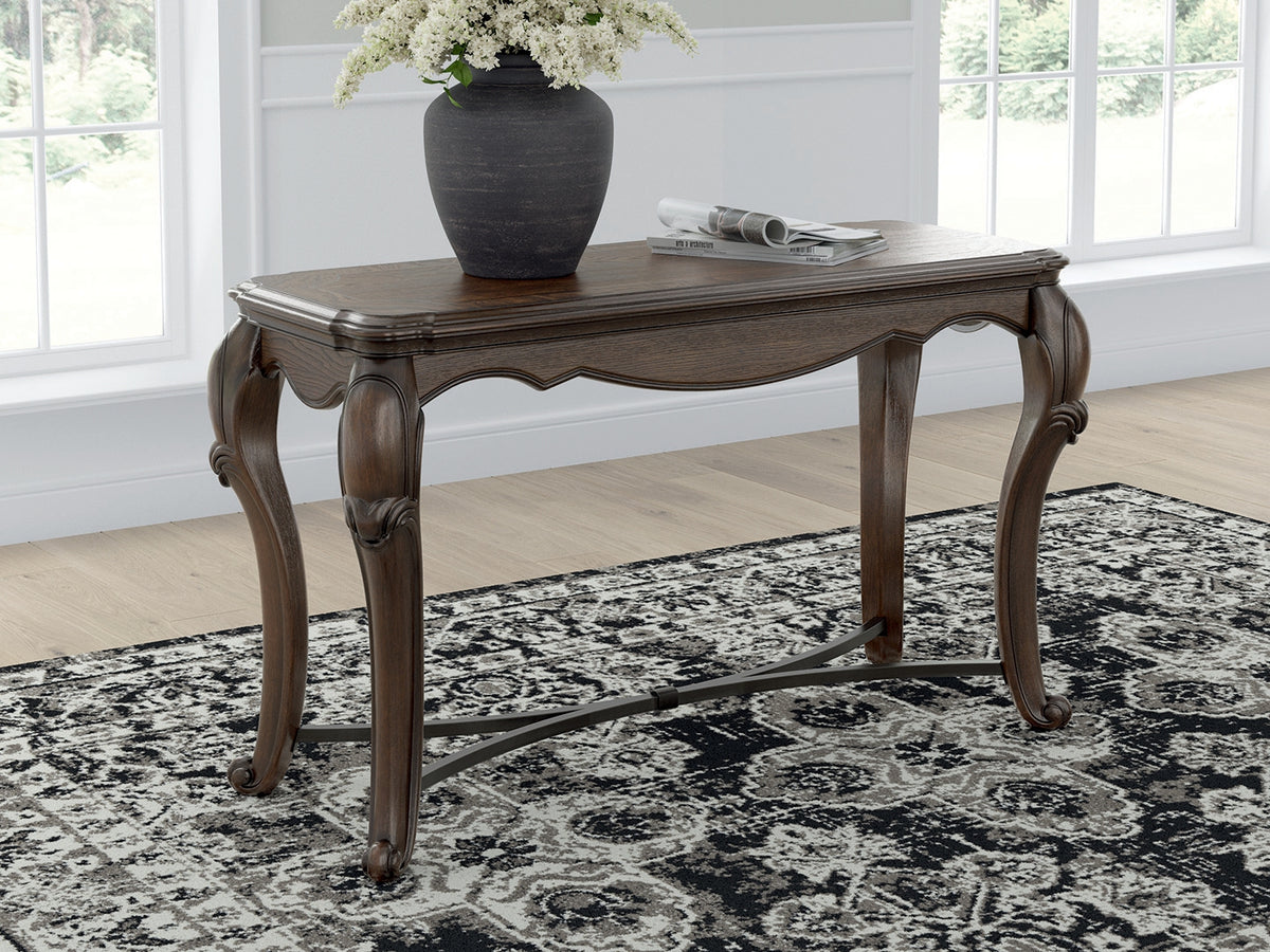 Tampa Furniture Outlet Lutz - Ashley Furniture - Maylee Sofa Table - Sofa Table / Dark Brown - T617-4