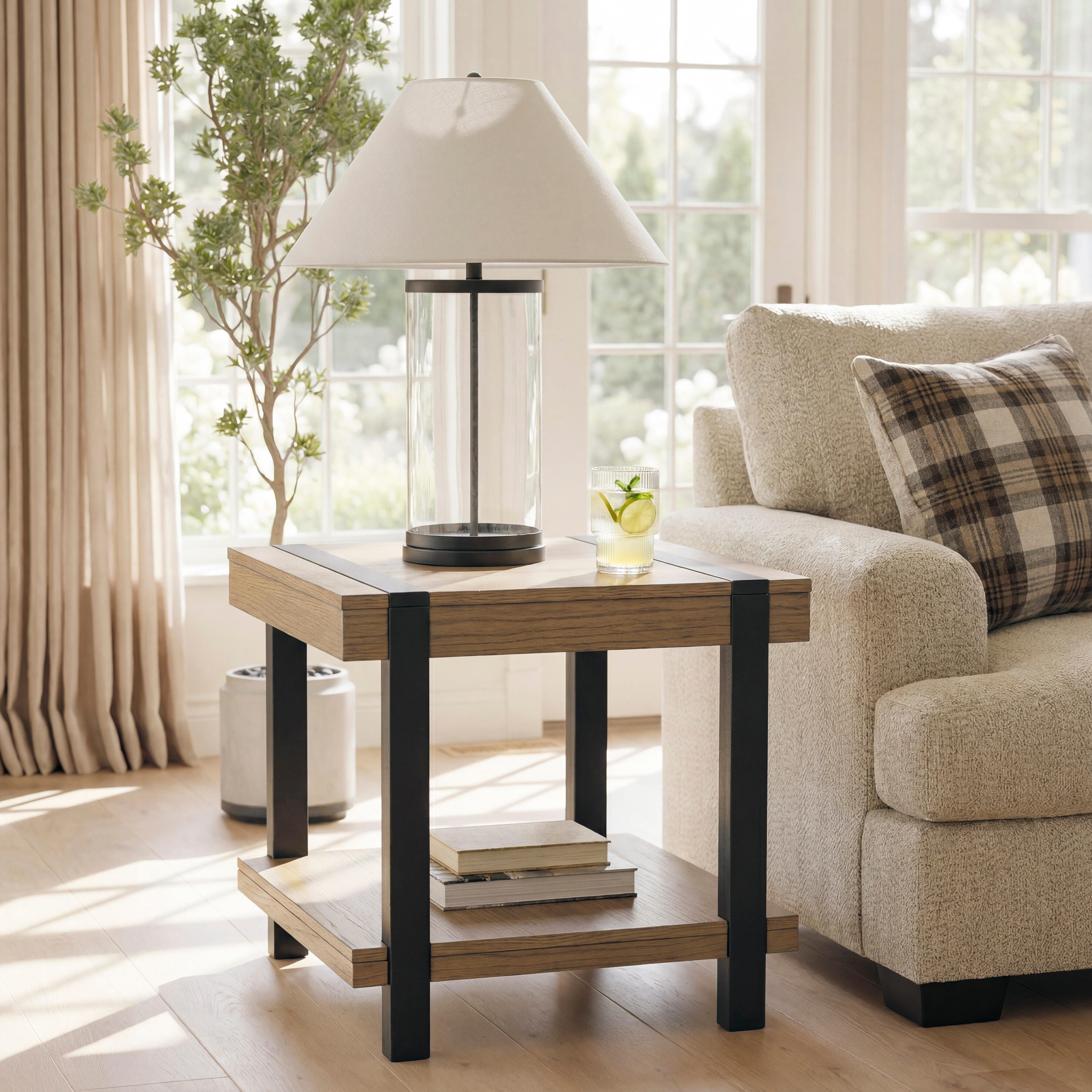 Tampa Furniture Outlet Lutz - Ashley Furniture - Jorannti End Table - Square End Table - T631-2