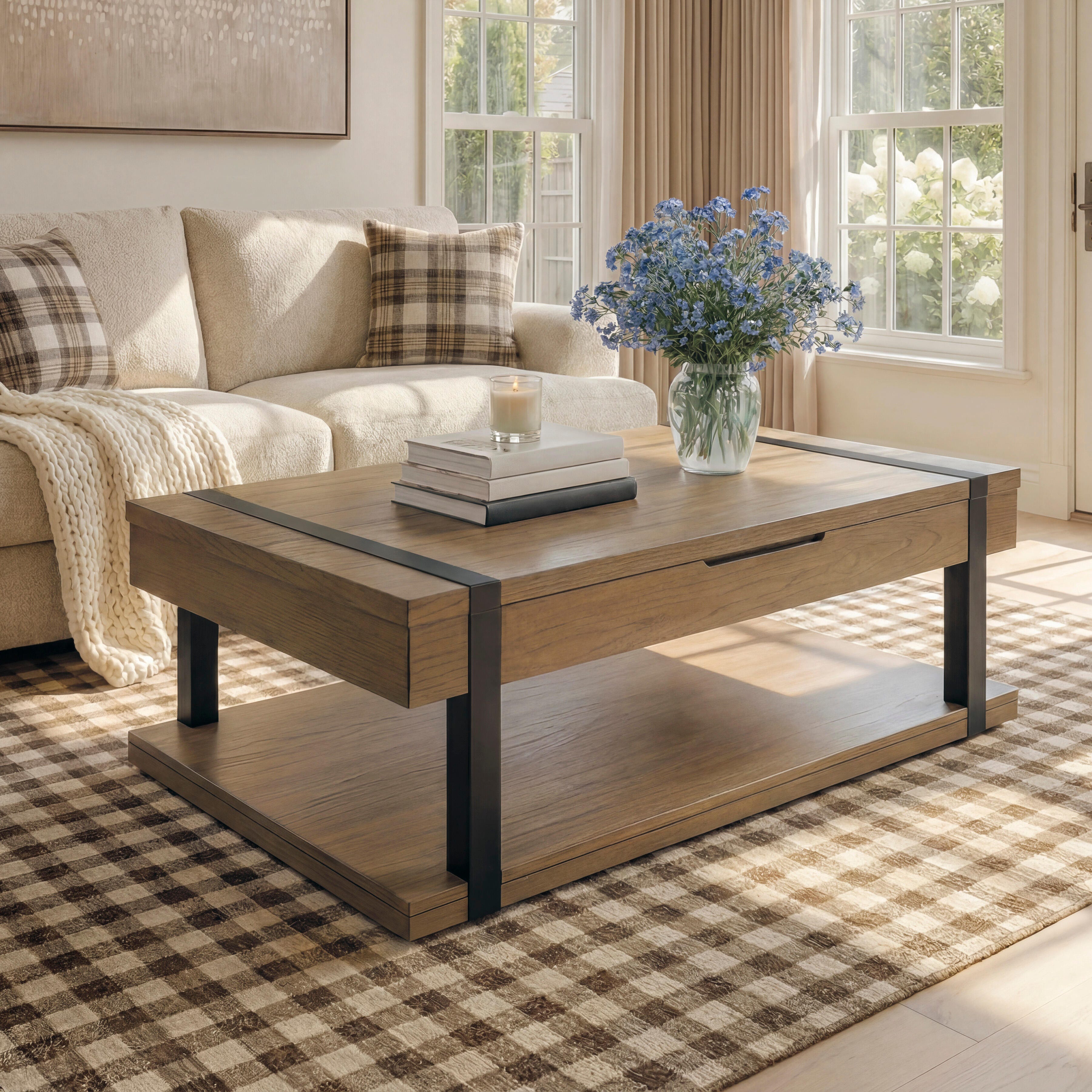 Tampa Furniture Outlet Lutz - Ashley Furniture - Jorannti Lift-Top Coffee Table - Rect Lift Top Cocktail Table - T631-9