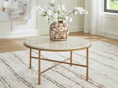 Tampa Furniture Outlet Lutz - Ashley Furniture - Alben Coffee Table - Round Cocktail Table - T643-8