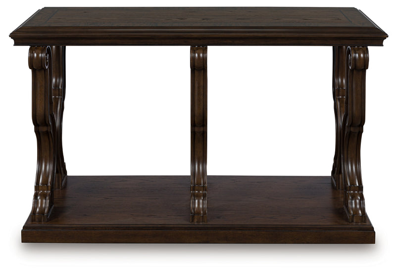 Tampa Furniture Outlet Lutz - Ashley Furniture - Maylee Sofa Table - Sofa Table / Dark Brown - T647-4