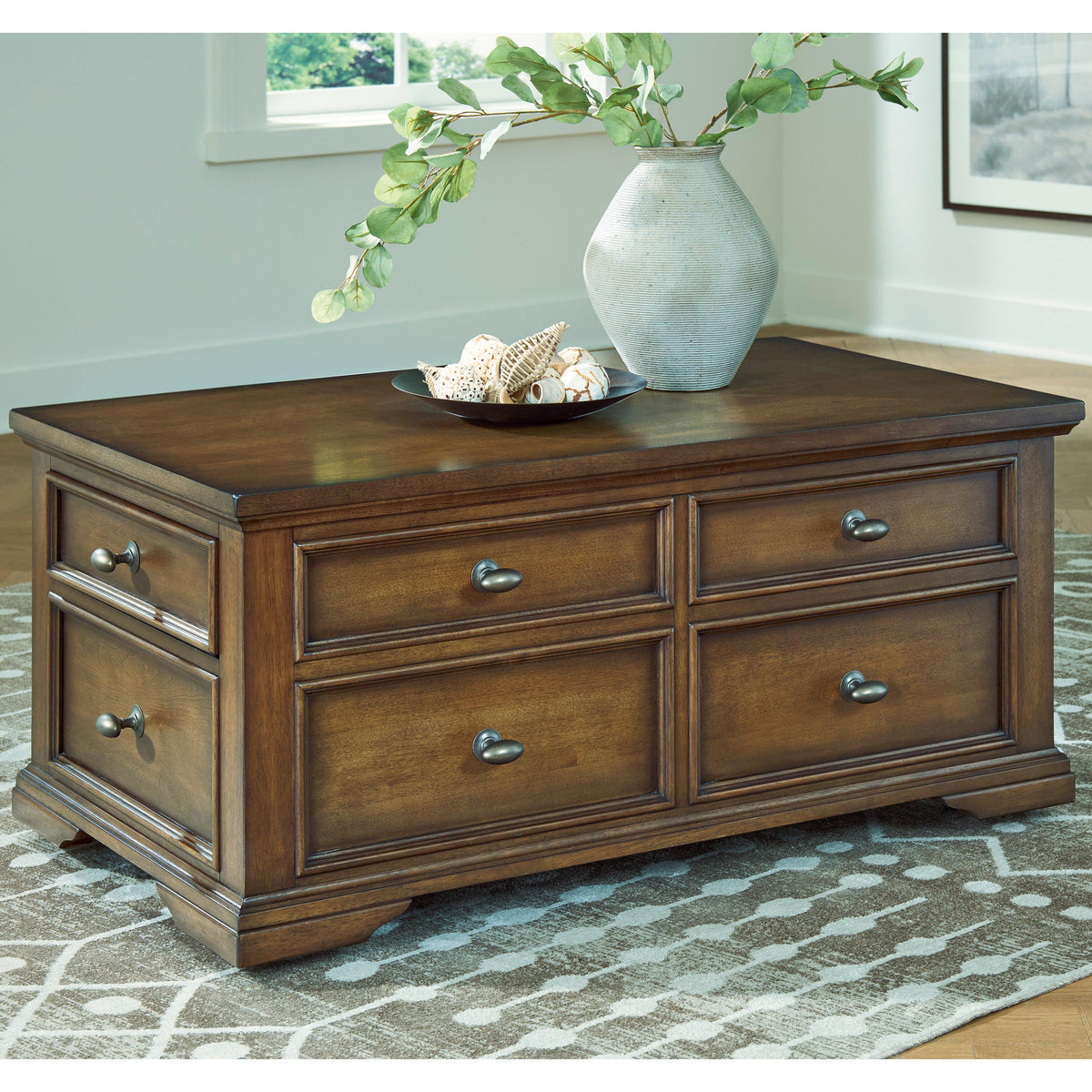 Tampa Furniture Outlet Lutz - Ashley Furniture - Channley Lift-Top Coffee Table - Lift Top Cocktail Table - T649-20