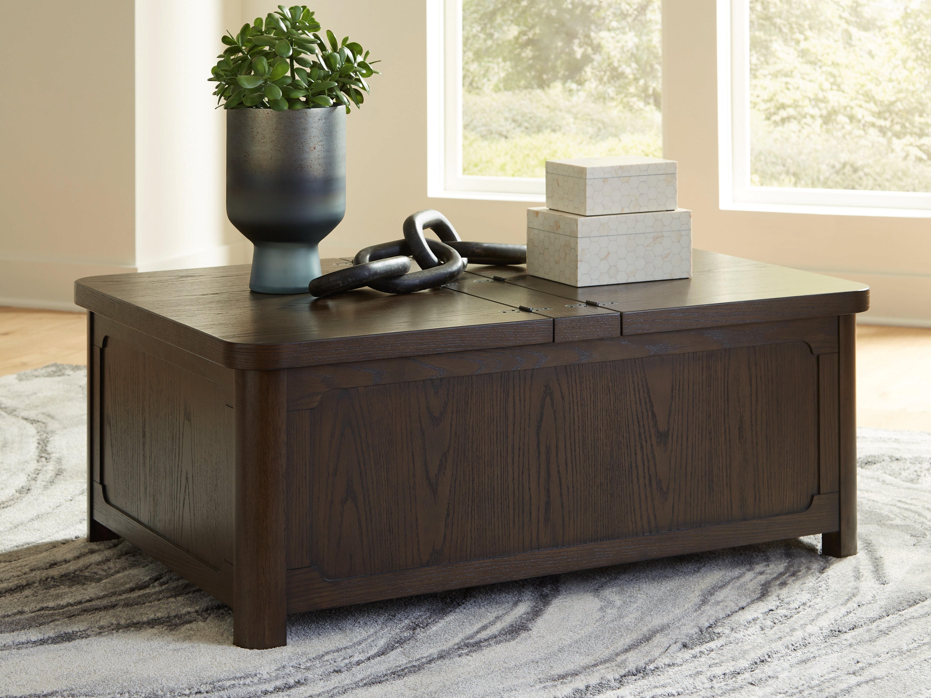 Tampa Furniture Outlet Lutz - Ashley Furniture - Breckington Coffee Table With Storage - Cocktail Table with Storage - T678-20