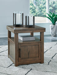 Tampa Furniture Outlet Lutz - Ashley Furniture - Boardernest End Table - Rectangular End Table / Brown - T738-3