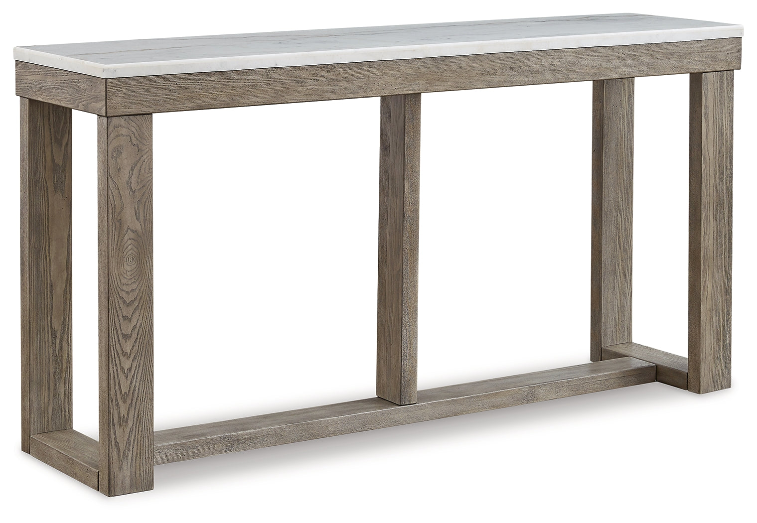 Tampa Furniture Outlet Lutz - Ashley Furniture - Loyaska Sofa Table - Sofa Table / Brown/Ivory - T789-4