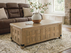Tampa Furniture Outlet Lutz - Ashley Furniture - Ridgester Lift-Top Coffee Table - Lift Top Cocktail Table - T858-9