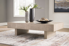 Tampa Furniture Outlet Lutz - Ashley Furniture - Jorlaina Coffee Table - Rectangular Cocktail Table / Light Grayish Brown - T922-1