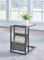 Tampa Furniture Outlet Lutz - Ashley Furniture - Freslowe Chairside End Table - Chair Side End Table / Light Brown/Black - T931-107