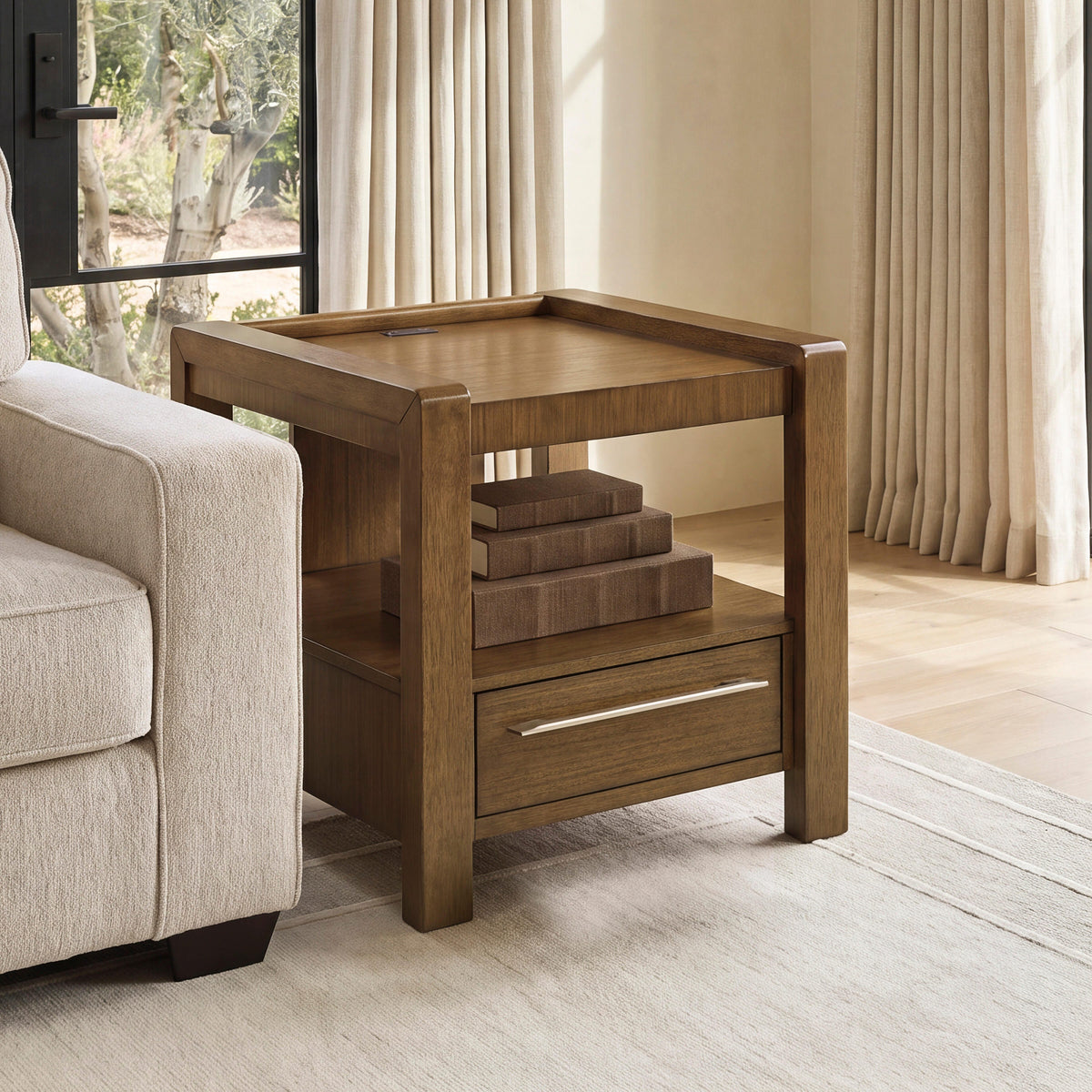 Tampa Furniture Outlet Lutz - Ashley Furniture - Marxmore End Table - Square End Table - T983-2