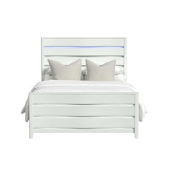 Tobias Full Bed with LED in White