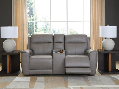 Tampa Furniture Outlet Lutz - Ashley Furniture - 5Z-Comfort Living Room - PWR REC Loveseat/CON/ADJ HDRST / Coin - PCU1090018