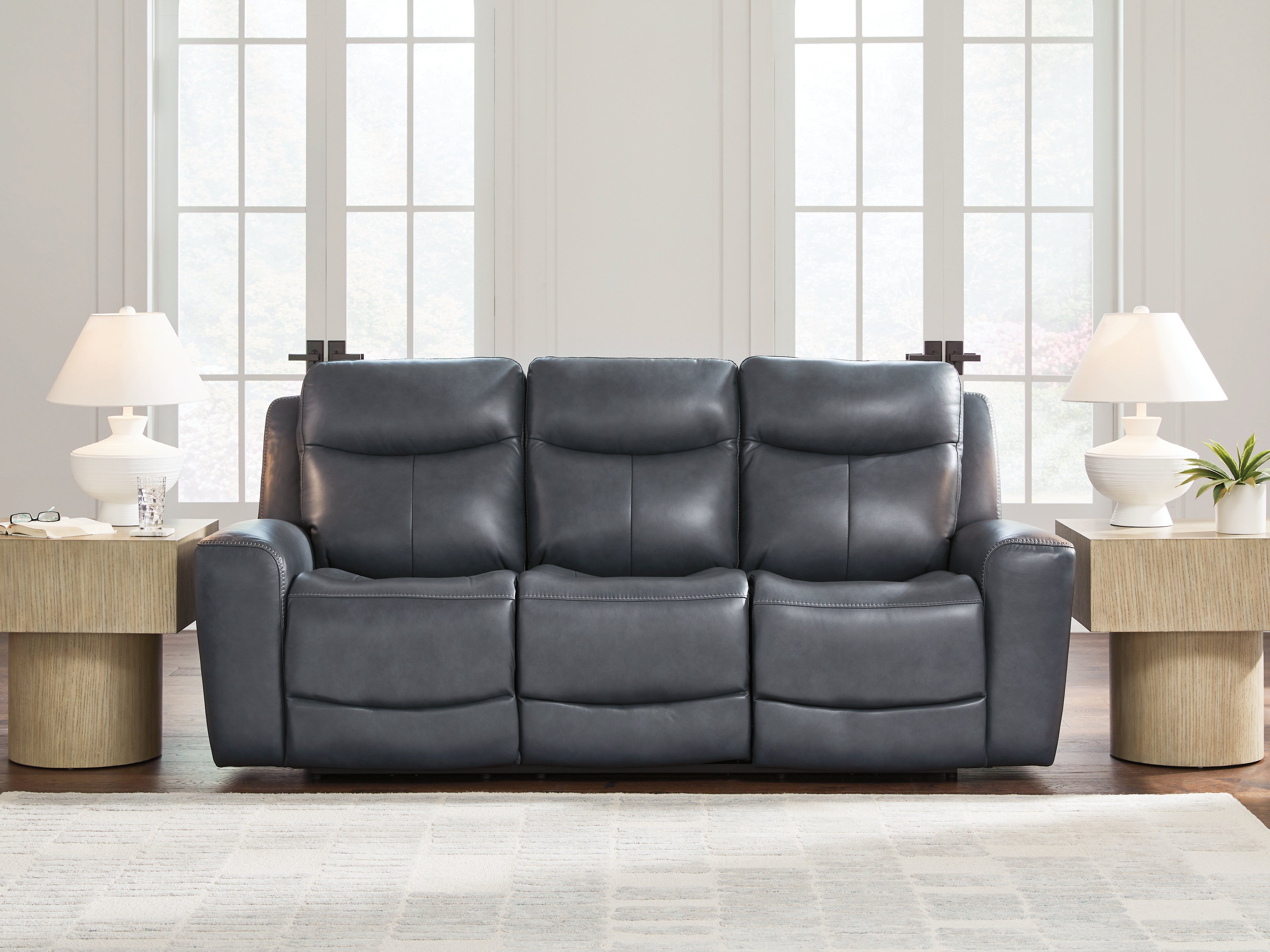 Tampa Furniture Outlet Lutz - Ashley Furniture - Next Move Living Room - PWR REC Sofa with ADJ Headrest / Admiral - PCU1210015