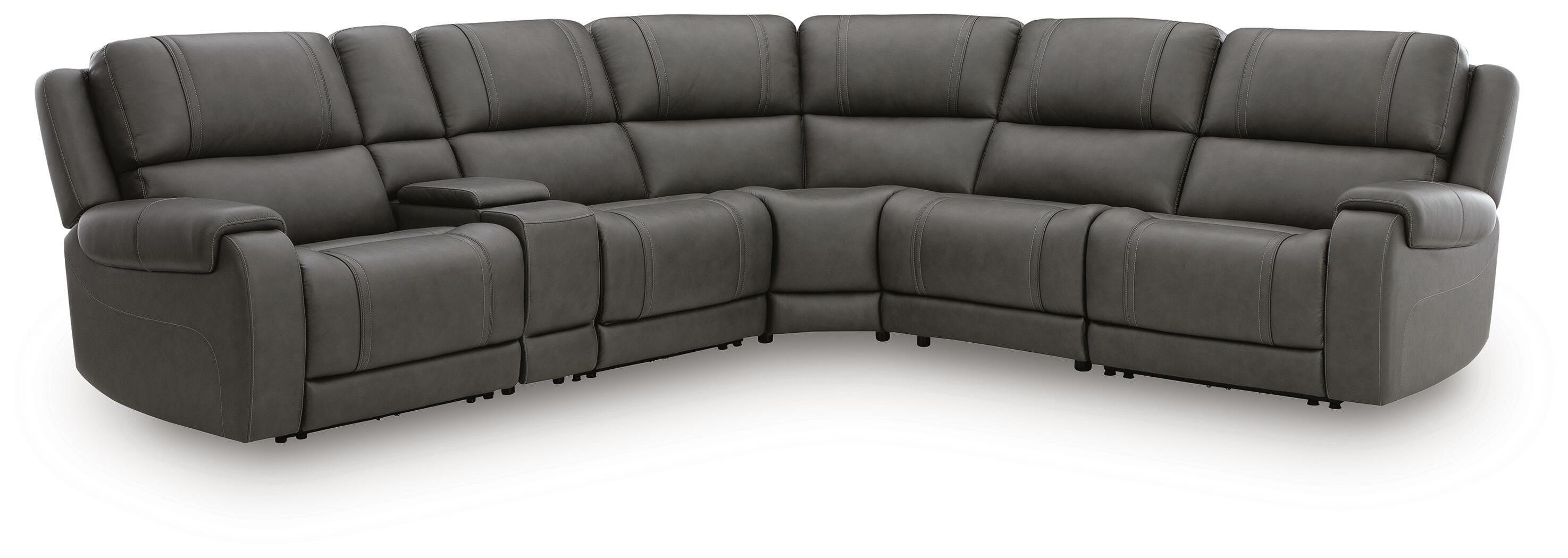 Tampa Furniture Outlet Lutz - Ashley Furniture - 5Z - Pittson Sectional - 6-Piece Power Reclining Sectional - PCU12600S8