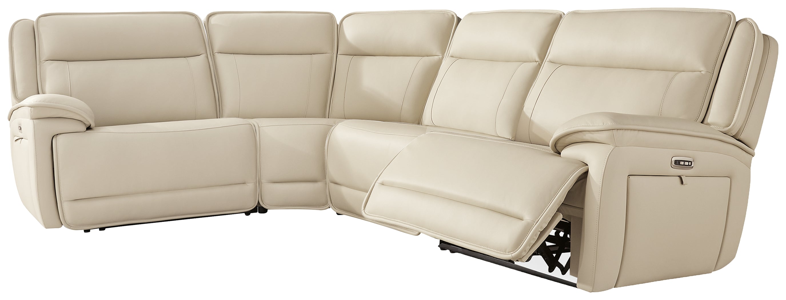 Tampa Furniture Outlet Lutz - Ashley Furniture - Double Deal Sectional - 4-Piece Reclining Sectional / Almond - U13001S6